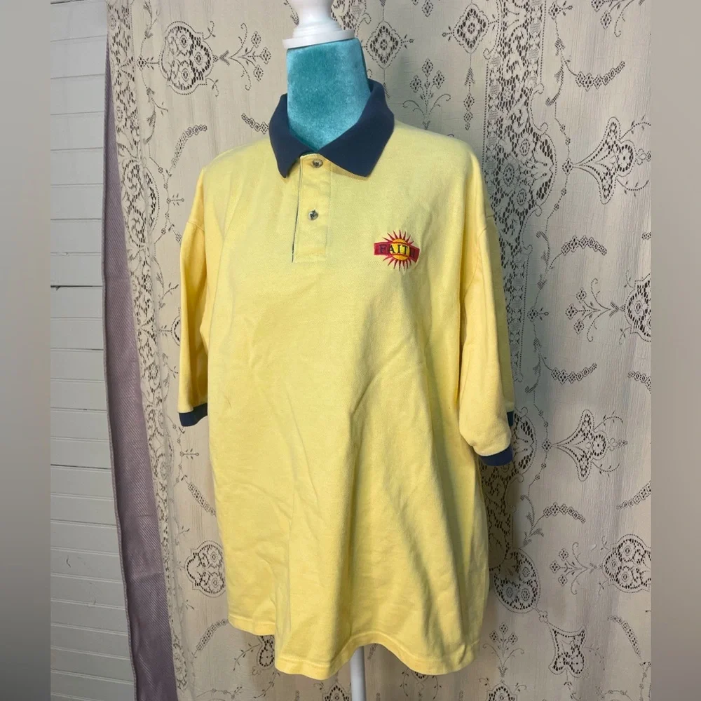 Jerzees: vintage 90s Faith polo - Picture 1 of 6